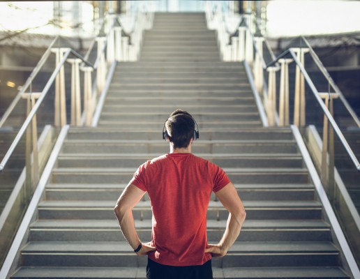 man exercising