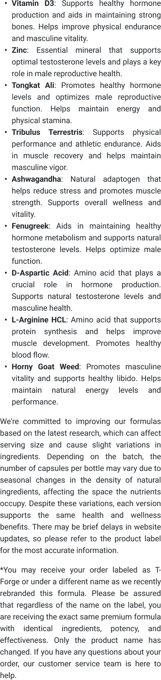 Ingredients